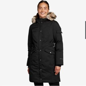 EUC PETITE XS EDDIE BAUER WOMEN’S SUPERIOR DOWN PARKA IN
